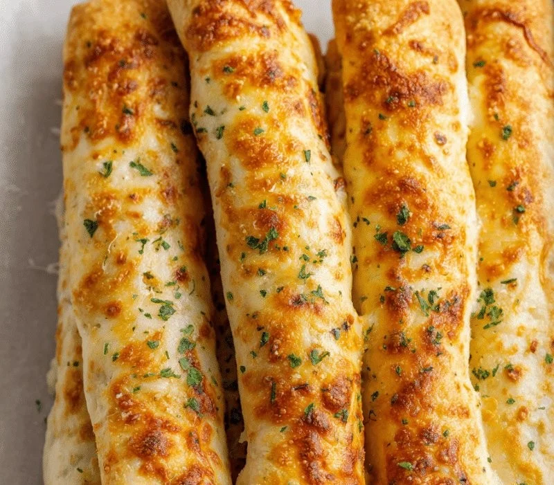 Plate of cheesy taco sticks, a delicious snack idea