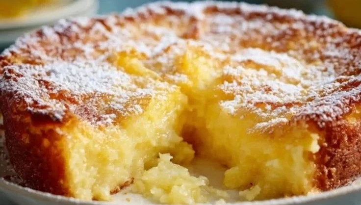 Delicious easy lemon dessert with vibrant lemon flavor and creamy texture