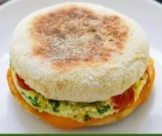 Healthy make-ahead breakfast sandwich with egg, avocado, and whole-grain bread