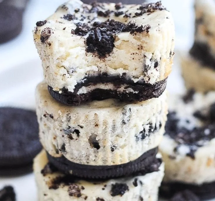 Delicious homemade Oreo Cheesecake Bites served on a platter