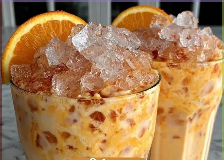 Refreshing Coconut Orange Glow creamy citrus dessert