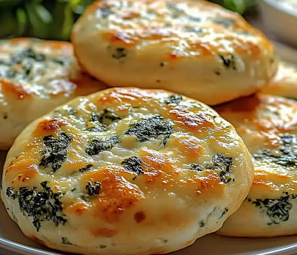Delicious Cottage Cheese Flagels served with toppings on a wooden board