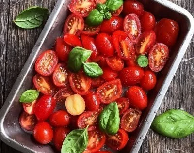 Homemade garden-fresh roasted tomato sauce in a glass jar