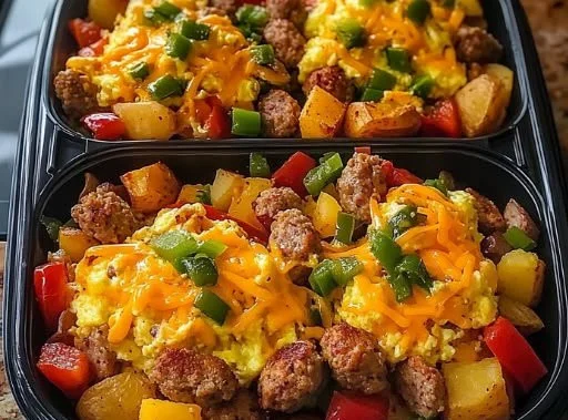 High-protein freezer-friendly breakfast bowls ready for a nutritious start