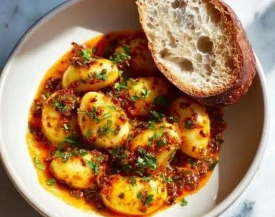 Delicious Tuscan Butter Beans served in a comforting dish
