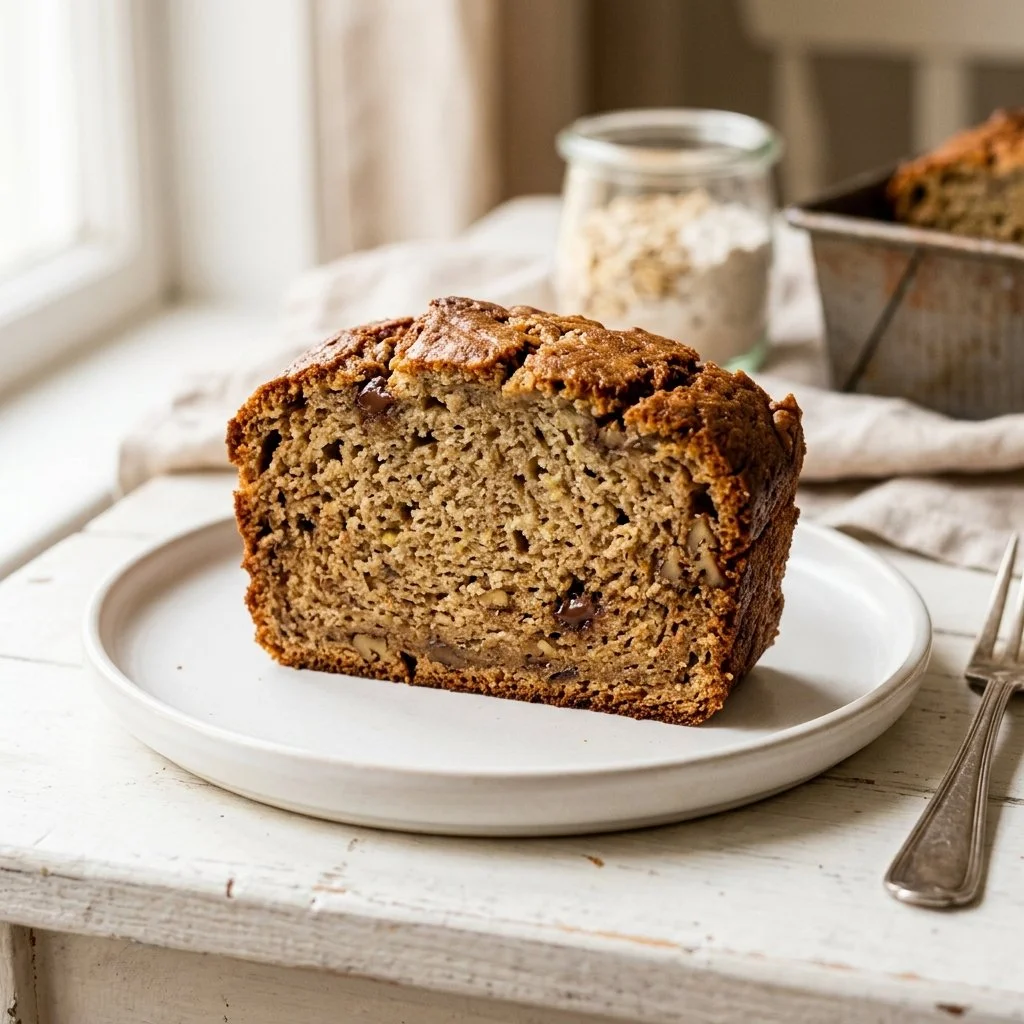 Delicious homemade banana bread fresh out of the oven