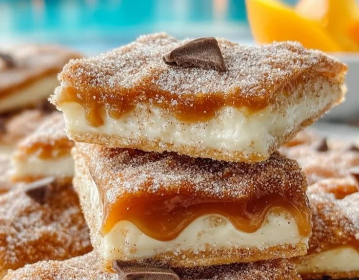 Churro Toffee dessert inspired by Disneyland, featuring crispy texture and sweet cinnamon flavor.