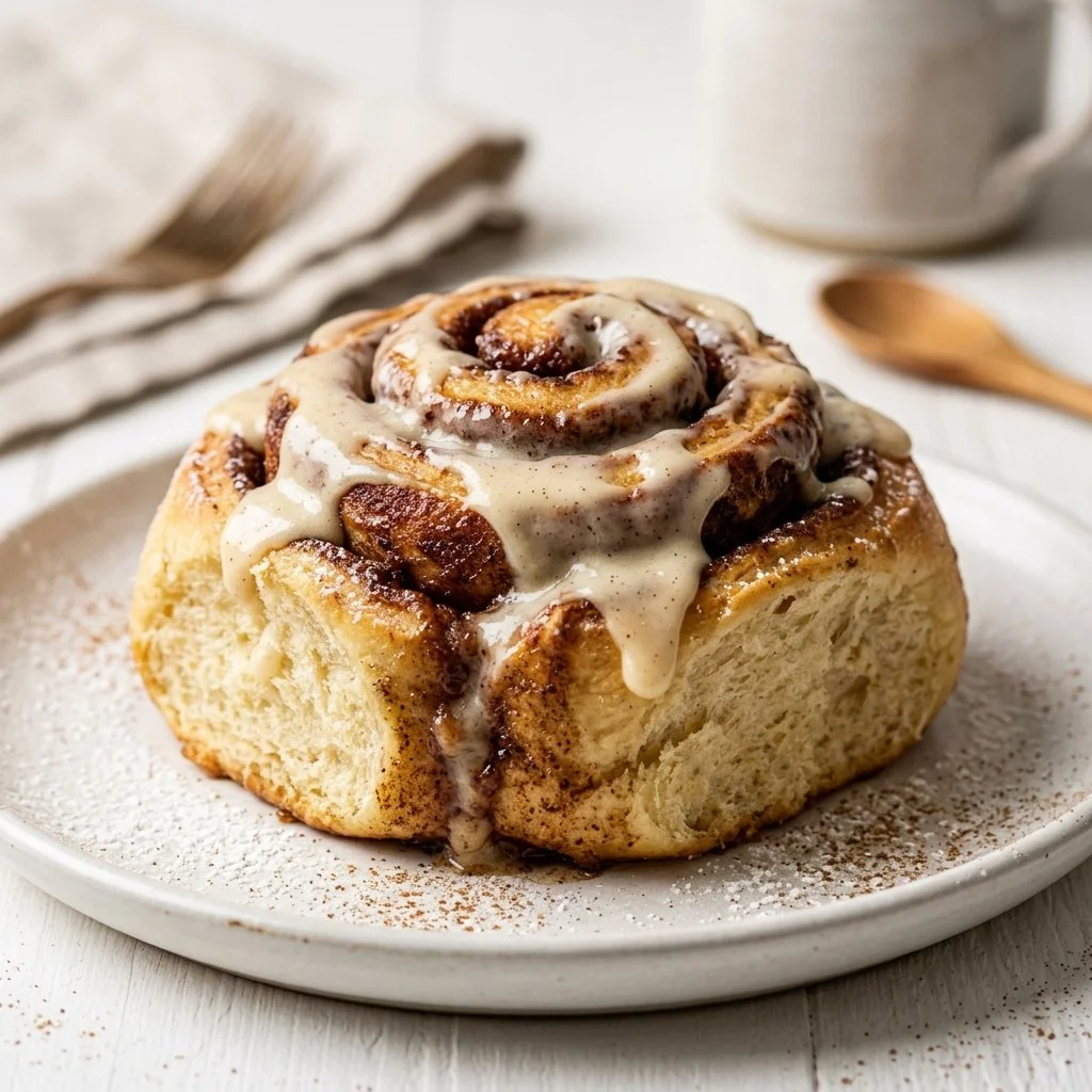 Delicious homemade cinnamon rolls fresh out of the oven
