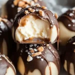 High-protein frozen peanut butter Greek yogurt bites for a healthy snack