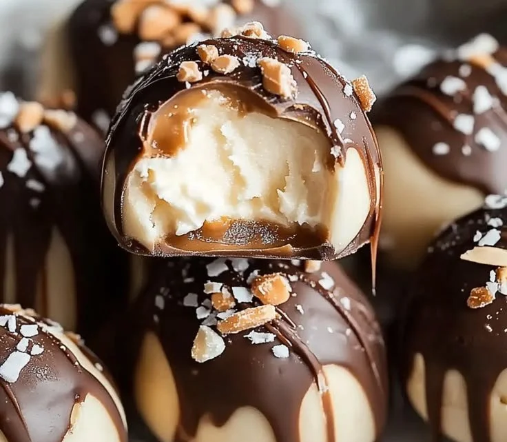 High-protein frozen peanut butter Greek yogurt bites for a healthy snack