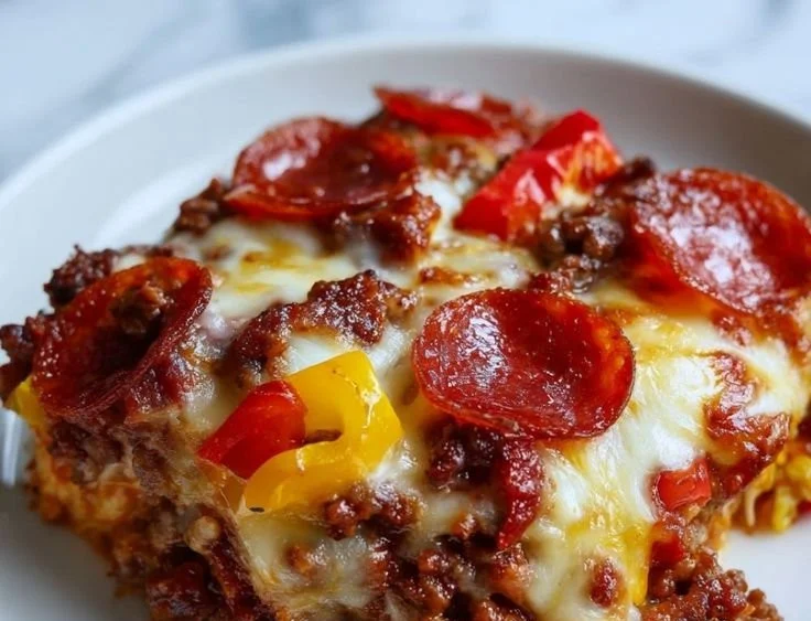 High-protein low-carb casserole made with fresh ingredients and clean flavors.
