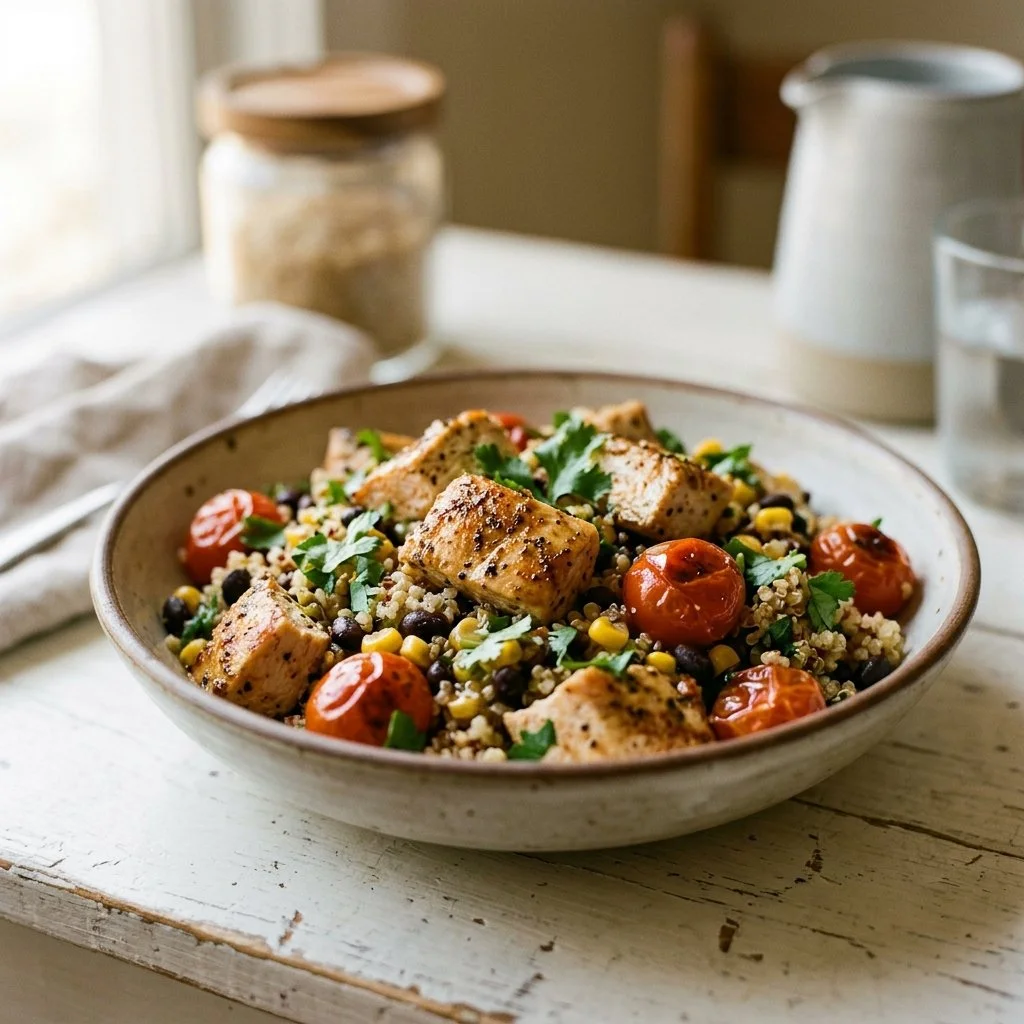 Healthy meal prep chicken recipe for quick and easy weekday lunches