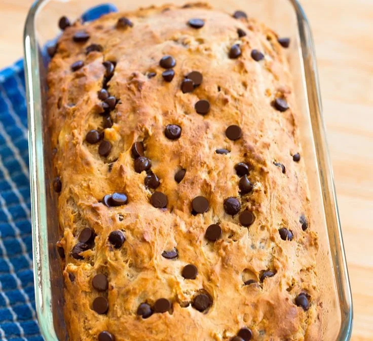 Delicious protein-packed banana bread ready to be served