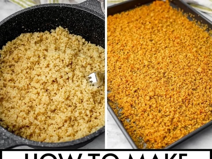 A bowl of toasted quinoa showcasing its crunchy texture and nutty flavor