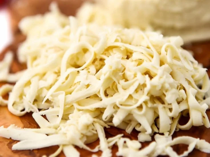 Delicious Vegan Mozzarella Cheese made from plant-based ingredients.