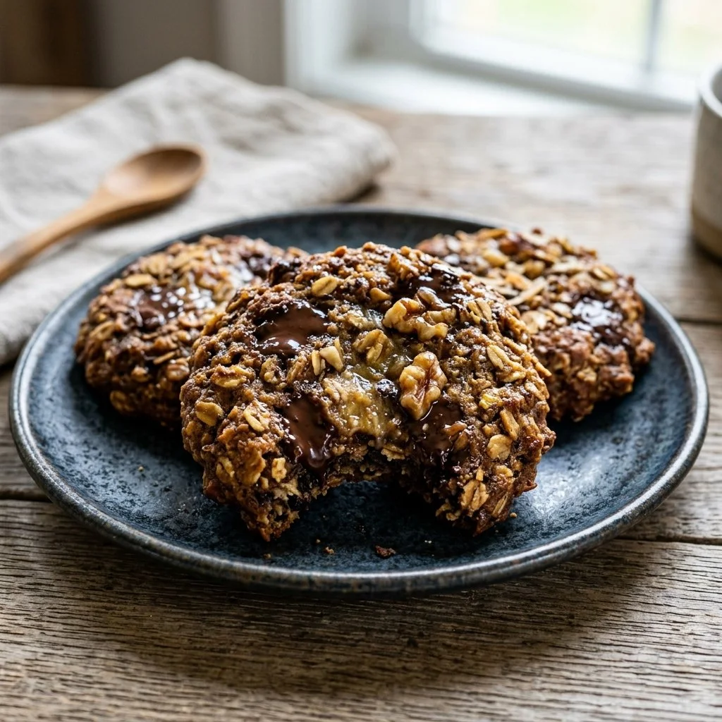 Delicious homemade Banana Breakfast Cookies for a healthy morning snack
