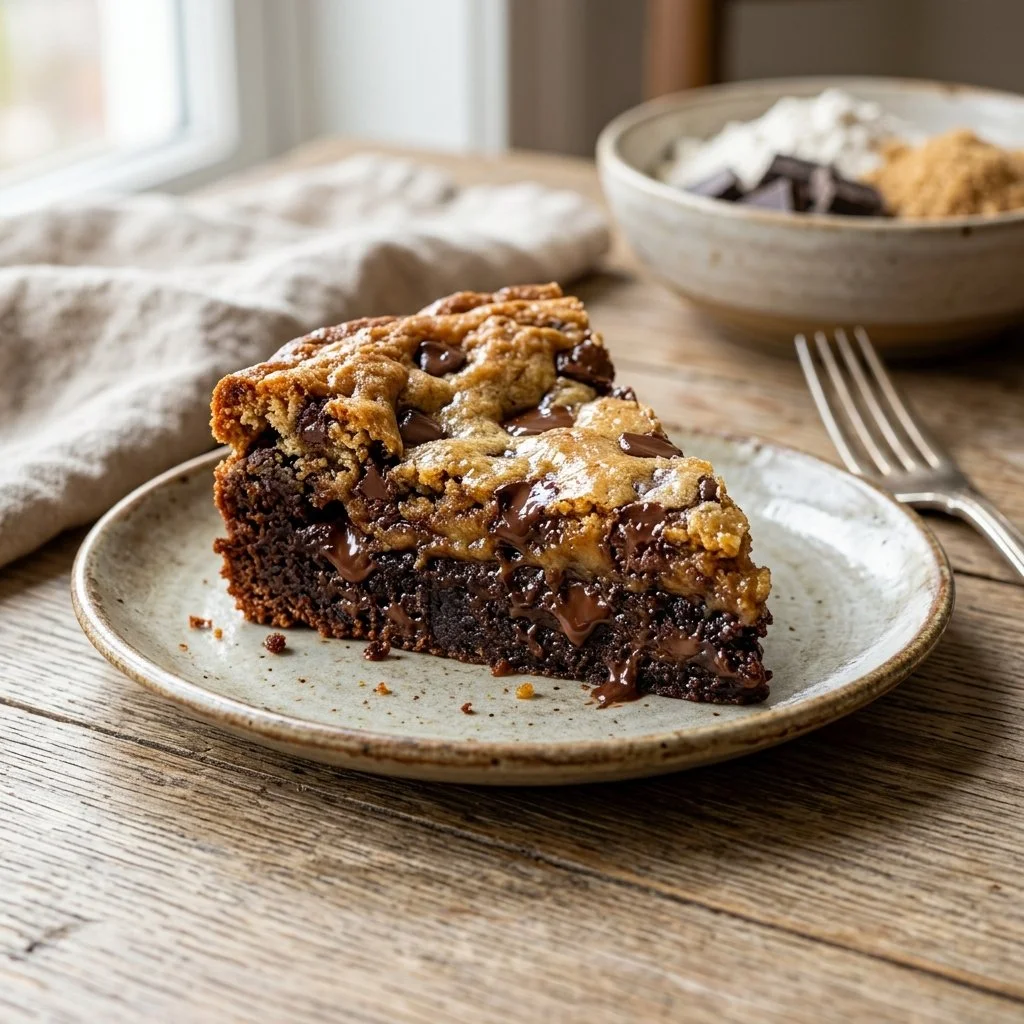 Delicious brookies combining brownies and cookies in a tempting dessert treat