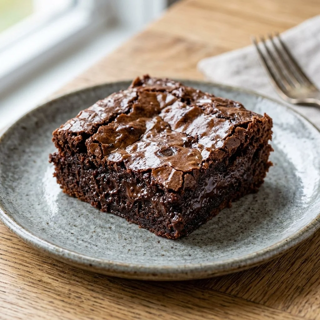 Delicious brown butter brownies with a rich, fudgy texture