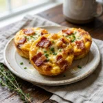 Starbucks Egg Bites served in a cafe setting, a tasty breakfast choice.